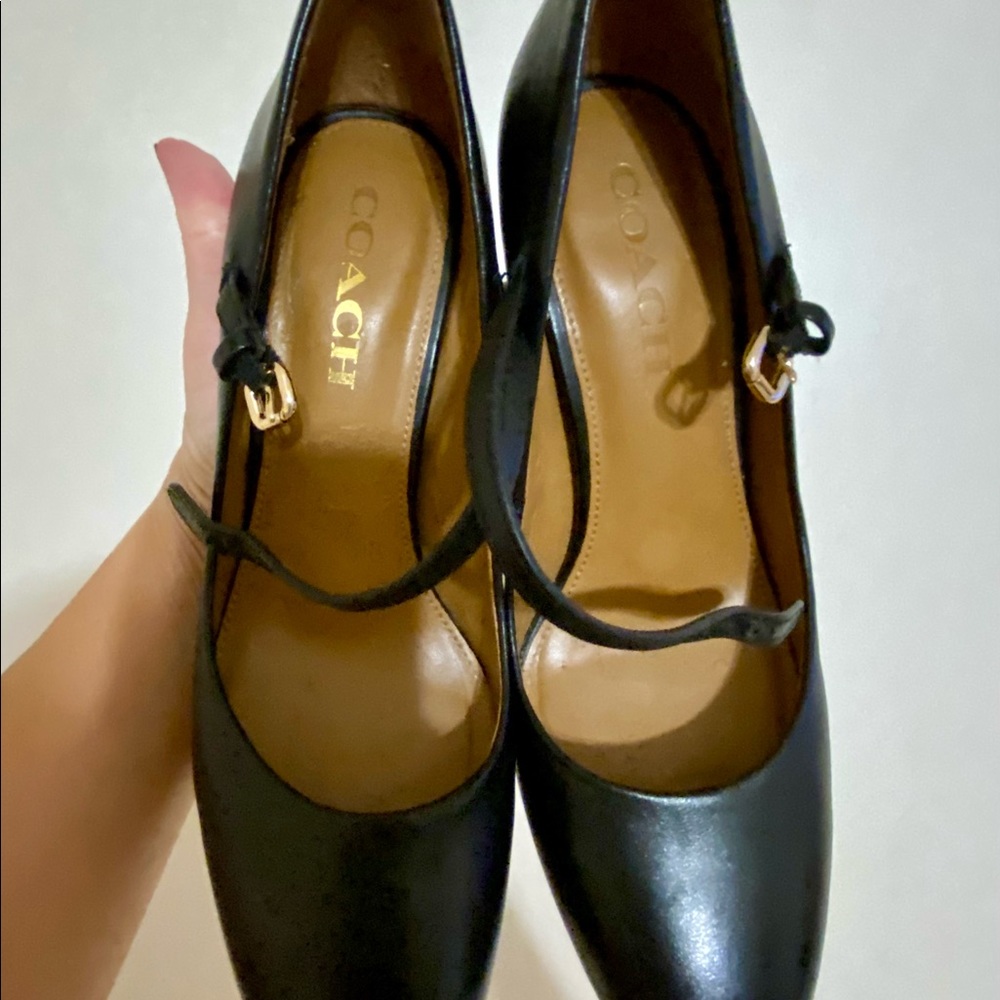 Coach Mary Jane Platform Shoes